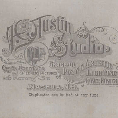 Mrs. Caroline Frances Putnam Pulsifer - Verso