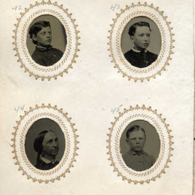 42. ? 43. Charlie Barrett? 44. Aunt Frank Andrews 45. Ernest Peaslee?