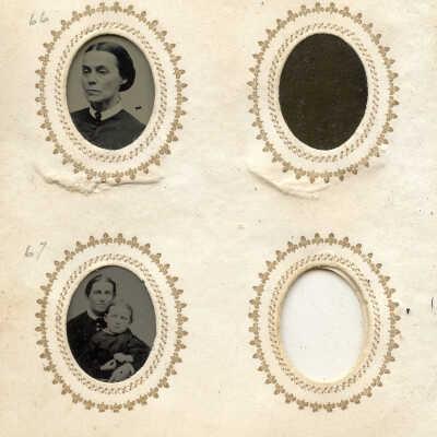 66. Mrs. French 67. Mrs. Frank Hartshorn and Hattie