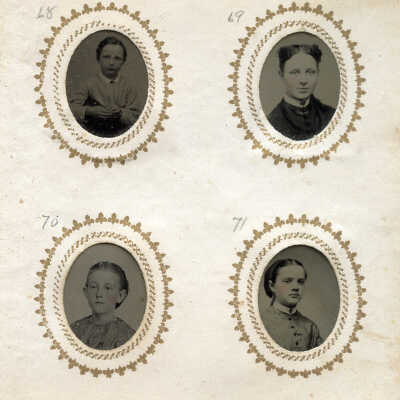 68. ? 69. Hattie Danforth Richardson (Facial Recognition) 70. Cora Knight Hill [Same as 64] 71. Lizzie Eaton Lovejoy??