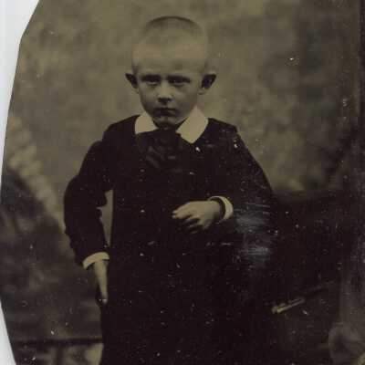 Tintype of possibly Levi Jotham Hartshorn