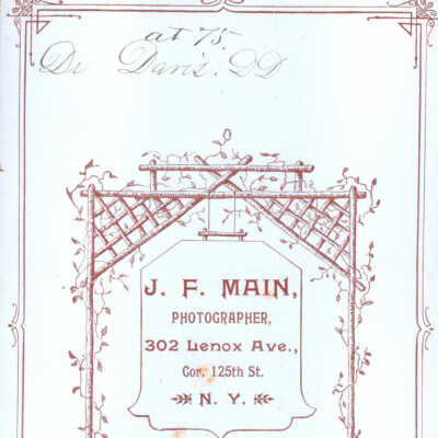 Dr. Davis DD at 75 - Verso