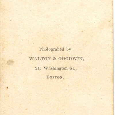 Dr. Edward Hartshorn-verso