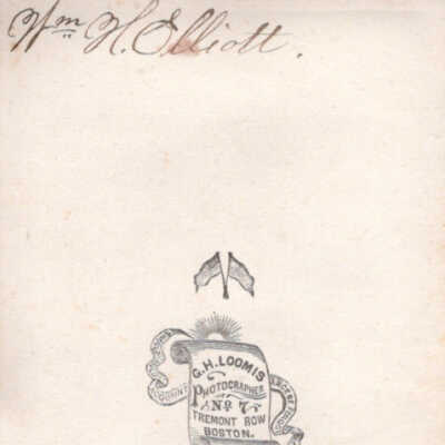 William H. Elliott - Verso