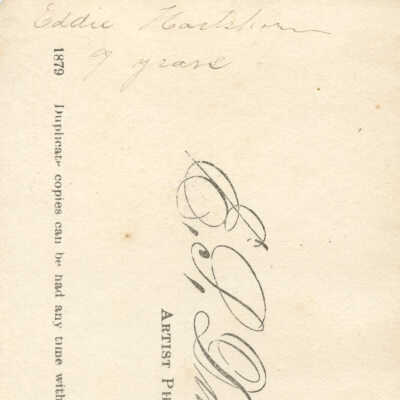 Eddie Hartshorn-verso