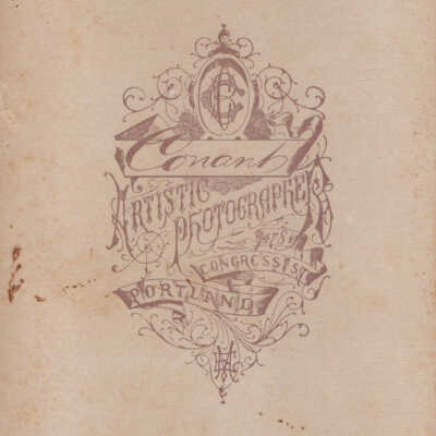 W. H. Dinsmore MD - Verso