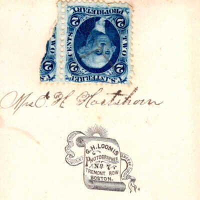 Mrs. E. H. Hartshorn - Verso