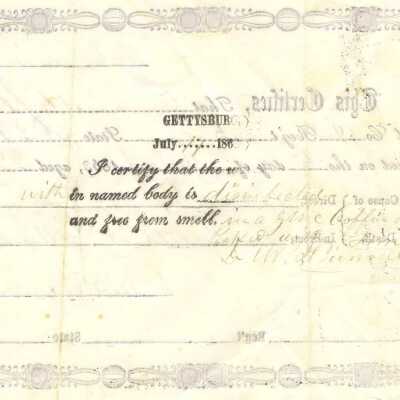 Back of Death Certificate: Origsize: 7.75"W x 4.75"H; Resolution: 300 dpi
