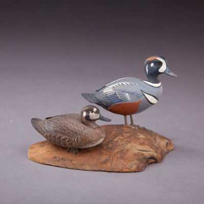 Untitled [Harlequin Duck Pair]