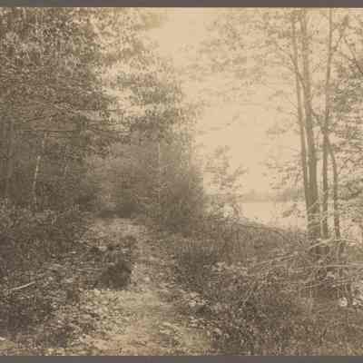 River path west of Bensen's landing, Balls Hill, Concord