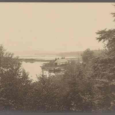 Mr. Brewster's boat house near Cambridge River, Upton, Maine