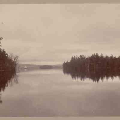 View near the narrows, Lake Umbagog, Maine