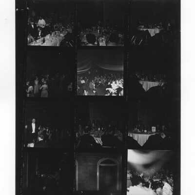 Views of alumni association formal supper dance, 1954.