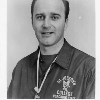 Men's Basketball Coach and Athletic Director Jack McKinney.