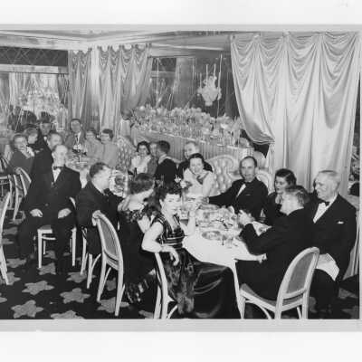 Formal alumni association dinner dance at the Barclay Hotel, February 11, 1950.