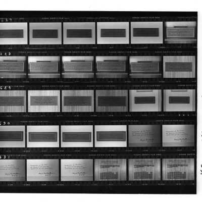 Dedication plaques in Villiger (later Post) Academy of Food Marketing.