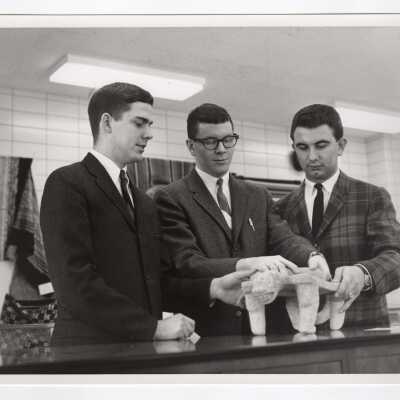 Students in Latin American Studies Institute participating in Pan American observance, April 2, 1964.