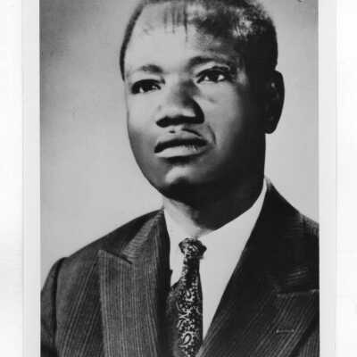 Francis Tombalbaye, President of Chad and honorary degree recipient, October 1970.