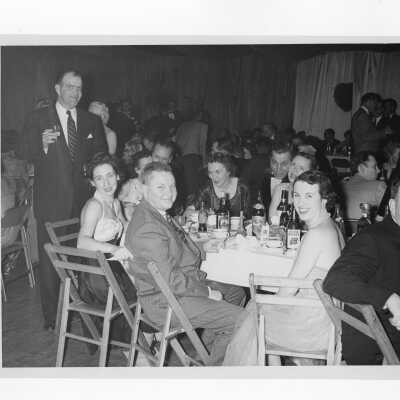 Alumni association formal supper dance, 1954.