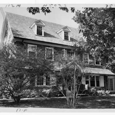 Exterior view of front of Barry Hall.