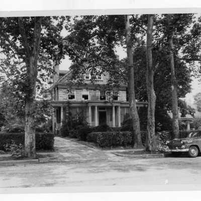 Exterior side view of old Jordan Hall which was eventually demolished.