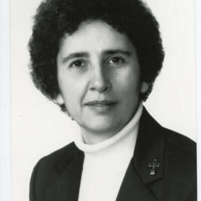 Sister Jeremy Daigler, R.S.M., Assistant to the President.
