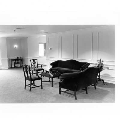 Interior view of Haub Executive Center in McShain Hall.