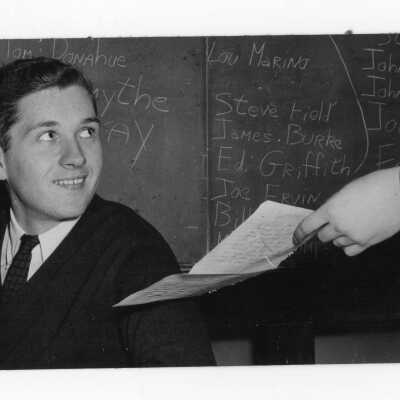 William Cleary, news editor of The Hawk student newspaper.