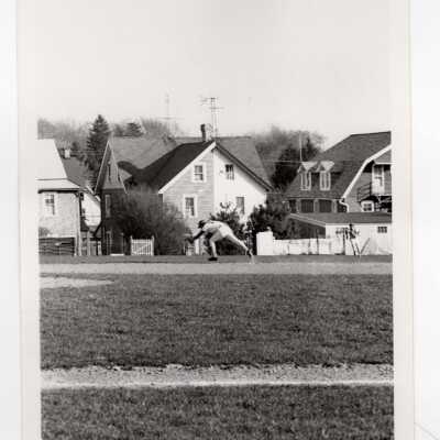 Men's baseball team playing in a game on SJC campus?