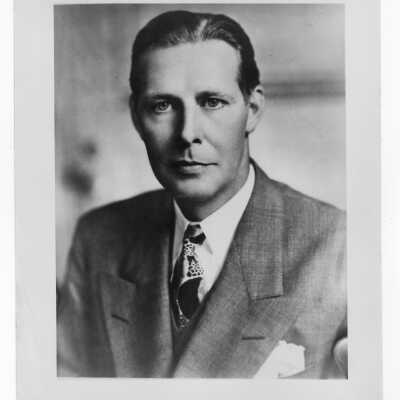 Portrait Maurice J. Tobin, U.S. Secretary of Labor, who spoke at labor symposium on industrial relations held October 26, 1951 in Flanigan Auditorium during centennial celebration.