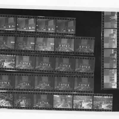 Views of Mass of the Holy Spirit in Field House, c. 1962.