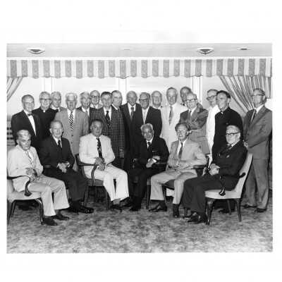 Alumni reunion of class of 1931 held on May 18, 1976. Includes Terrence Toland, S.J.