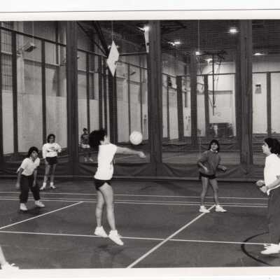 Women's volleyball practice, intramurals?