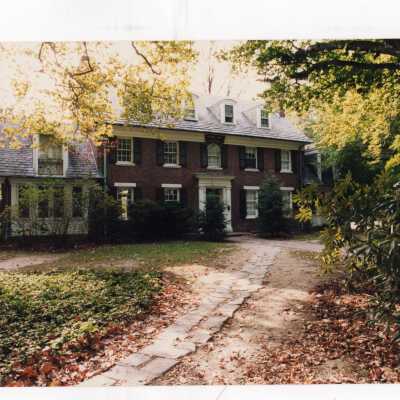 View of front of Xavier Hall.