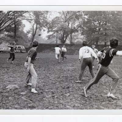 Men playing in football intramurals?