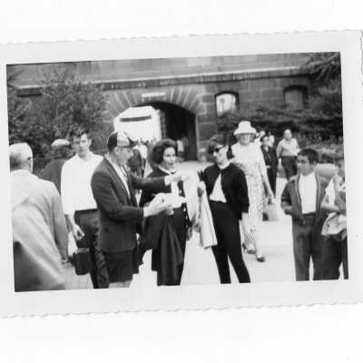 Freshman initiation activities on Juniper and Market Streets during Junior Week.