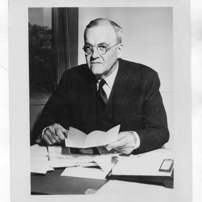John Foster Dulles: U.S. Ambassador-At-Large; Recipient of Honorary Degree at SJC Centennial, October 1951