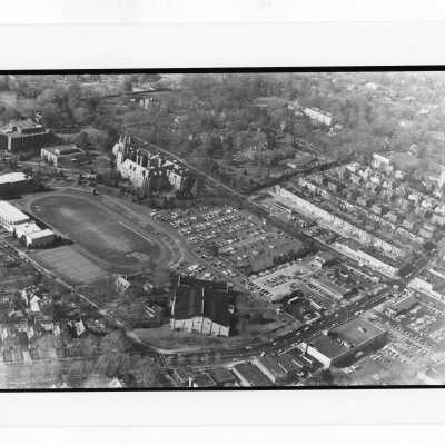 Aerial view of Saint Joseph's College campus.