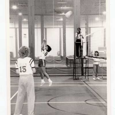Women's volleyball practice, intramurals?