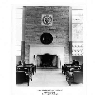 Interior view of Presidential Lounge in Campion.