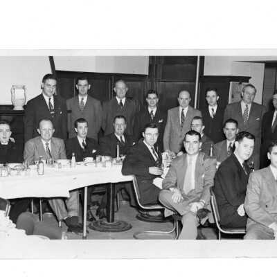 Alumni reunion of class of 1934, held December 11, 1947 at Philopatrian Club.