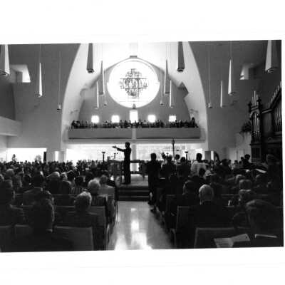 Dedication of Chapel of Saint Joseph, interior view.