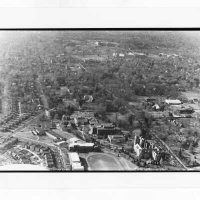 Aerial view of Saint Joseph's College campus.