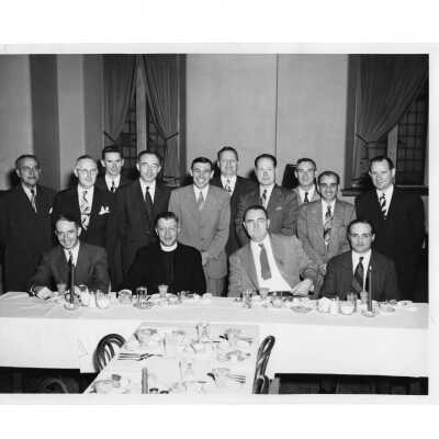 View of alumni reunion of class of 1929, held on May 18, 1949.