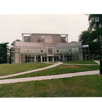 Exterior view of construction of Chapel of Saint Joseph.