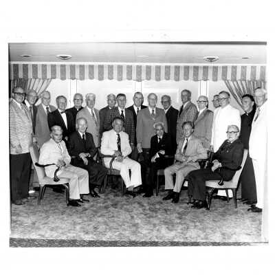 Alumni reunion of class of 1931 held on May 18, 1976. Includes Terrence Toland, S.J.
