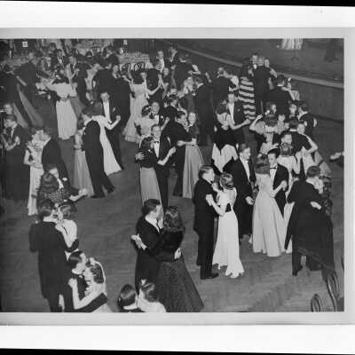 Alumni association formal supper dance, c. 1939.