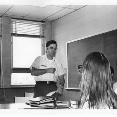 ROTC students in class.