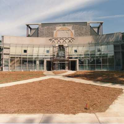 Exterior view of construction of Chapel of Saint Joseph.