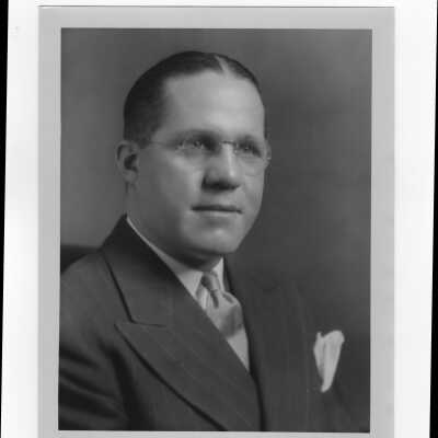 Photograph of John Murphy, president of Alumni Association, 1947-1948, and 1948-1949.
